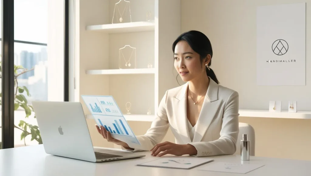 A solo business owner or entrepreneur in their small office or shop environment