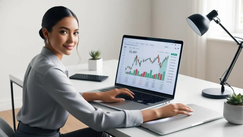 A young professional millennial